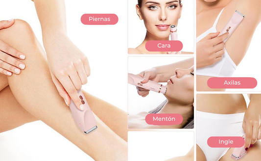 VelvetTech.Descubre nuestra Depiladora Eléctrica 2 en 1 para Mujer, la herramienta perfecta para mantener tu piel impecable
